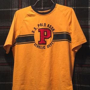 U.S. POLO ASSN. vintage yellow T-shirt